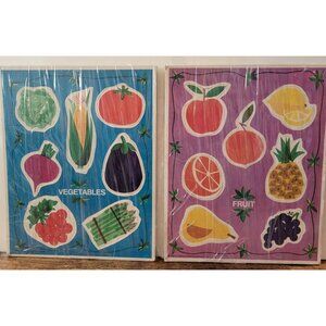 Lot of 2 Vintage Cardboard Kids' Tray Puzzles Western Publishing Co. 1969